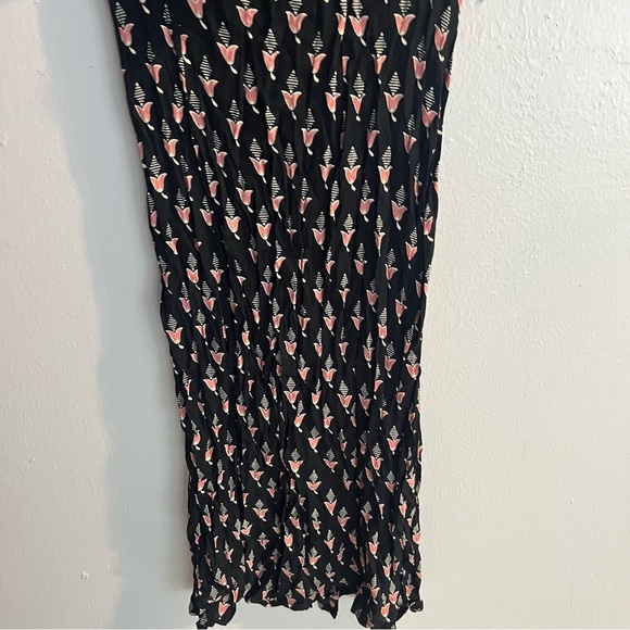 Flynn Skye Strapless Fiona Midi Dress Dark Tulips Size Small - Picture 4 of 14